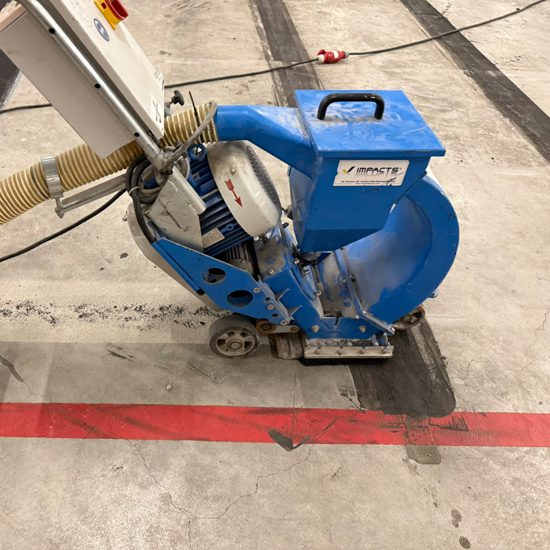 Betonvloer kogelstralen met Von Arx Betonvloer kogelstralen met Von Arx
